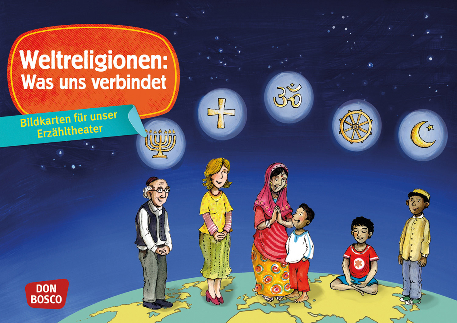 Kamishibai Bildkarten: Weltreligionen: Was uns verbindet