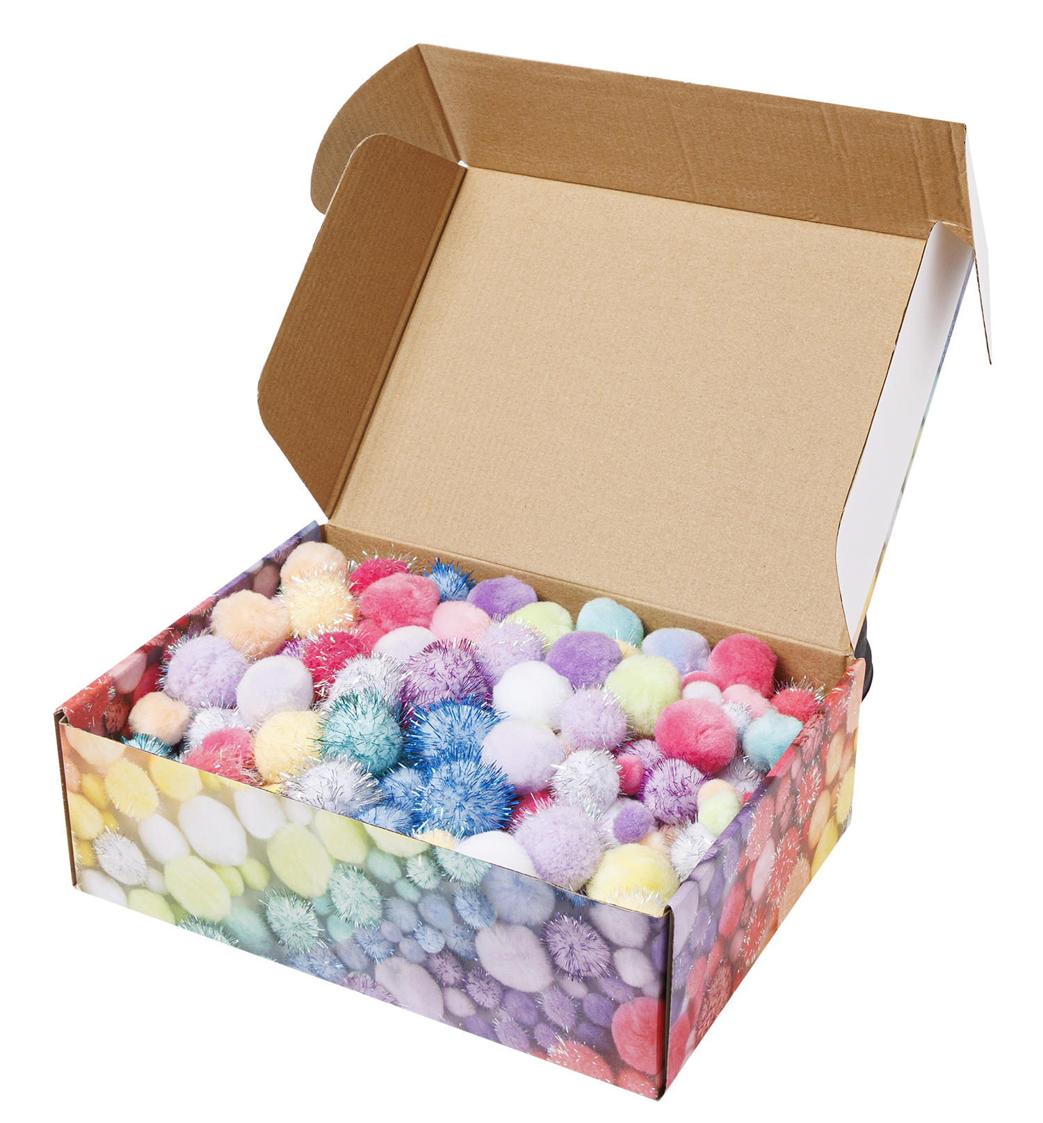 Pompons Mix Jumbo pastell