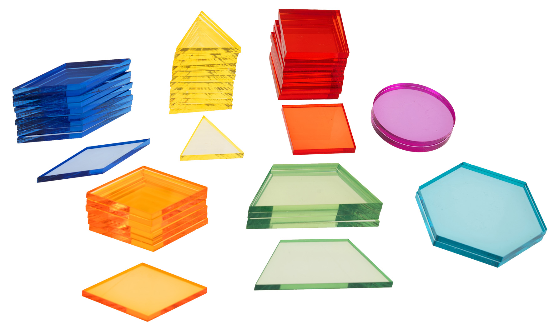 Acrylformen Legespiel