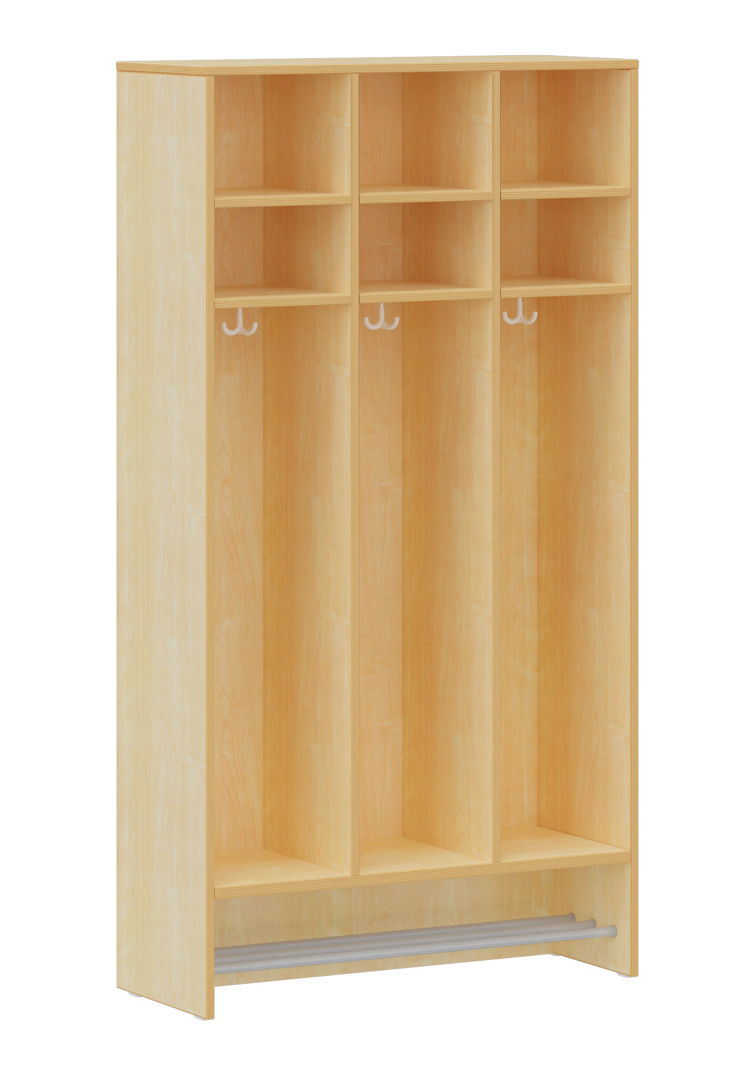 hej Schrankgarderobe D mit 30,8 cm Fachbreite Größe 4, 3 Schrankfächer