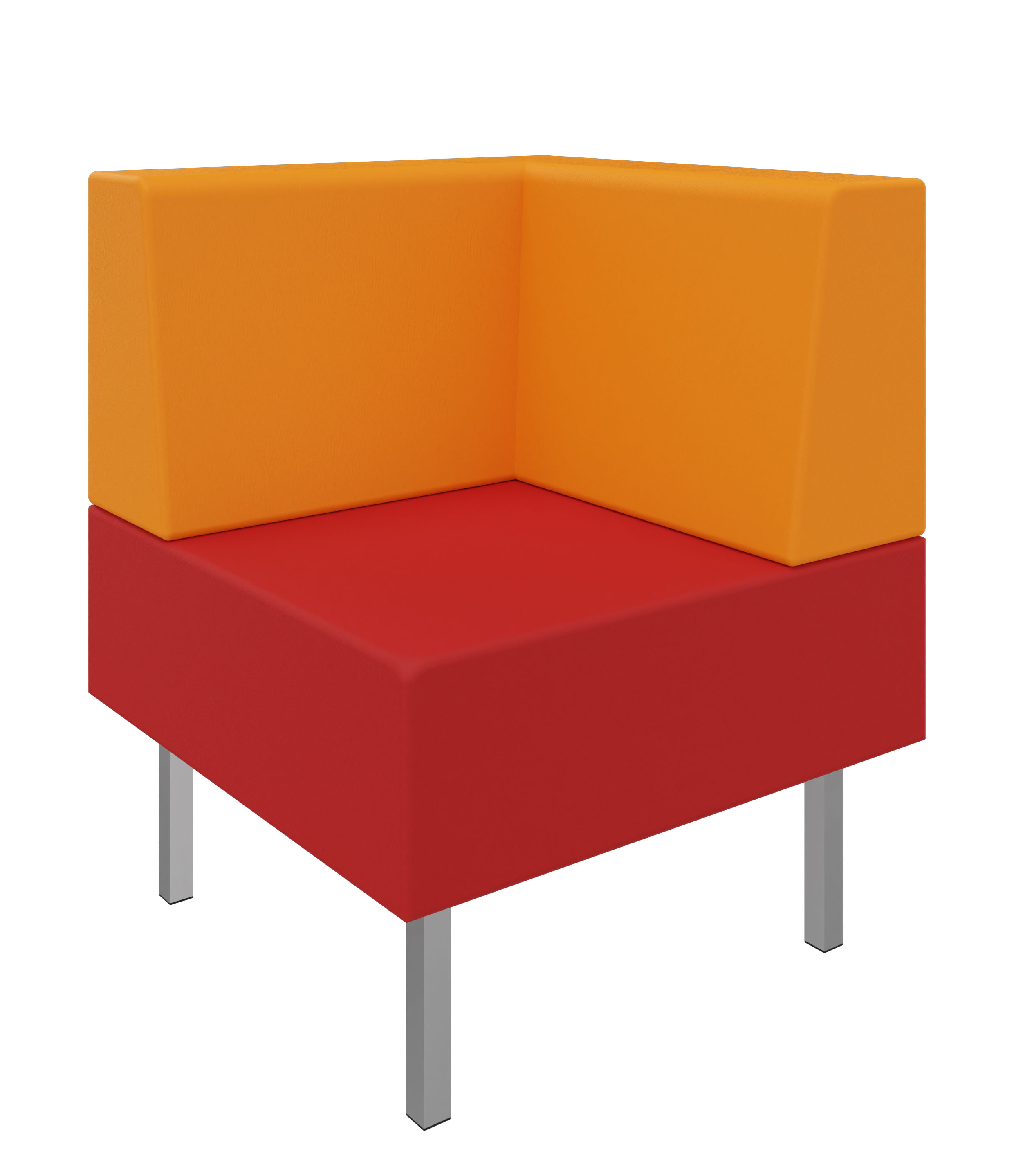 Litti Eckelement SOFTSKIN rot / orange