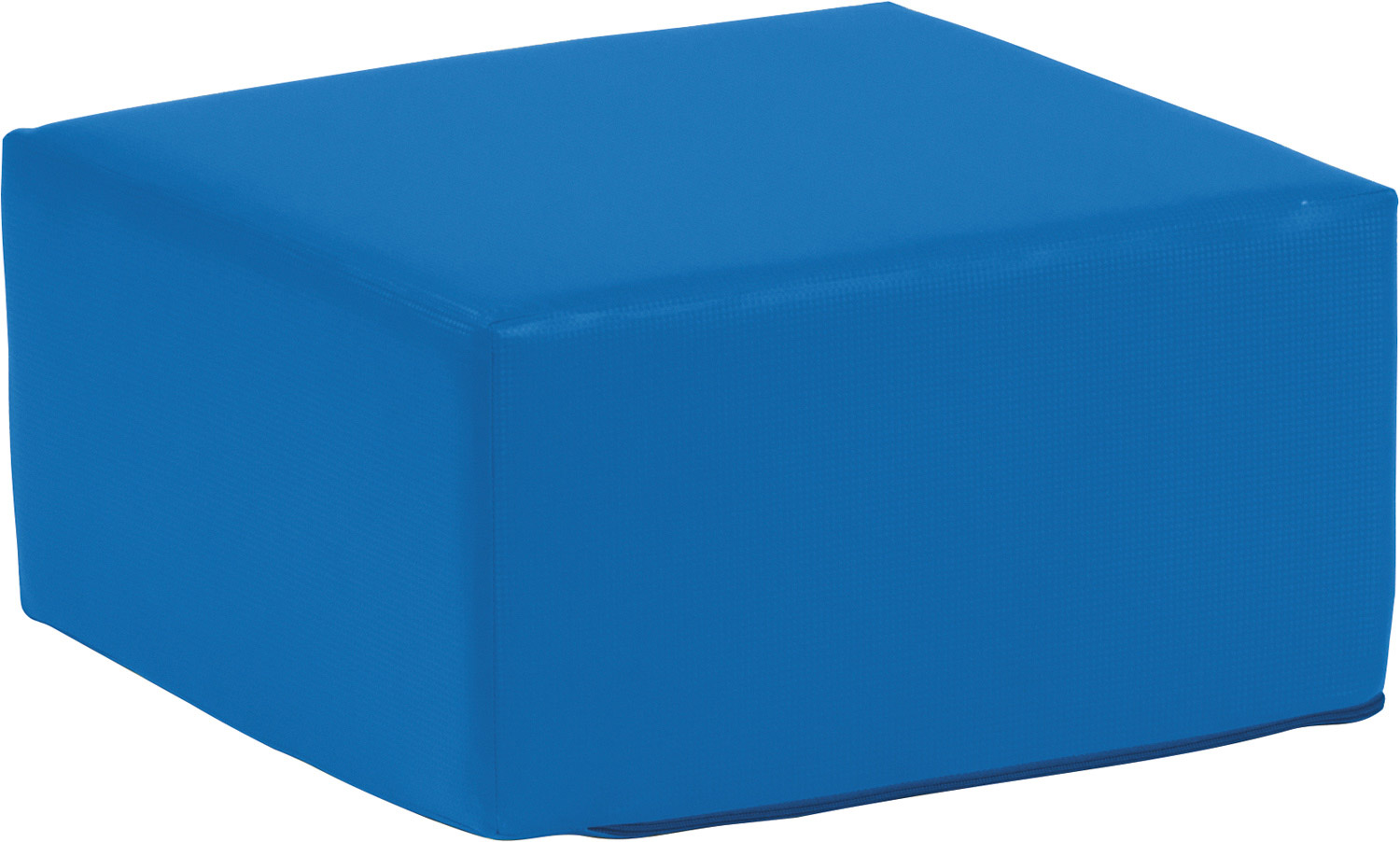 Hocker eckig blau