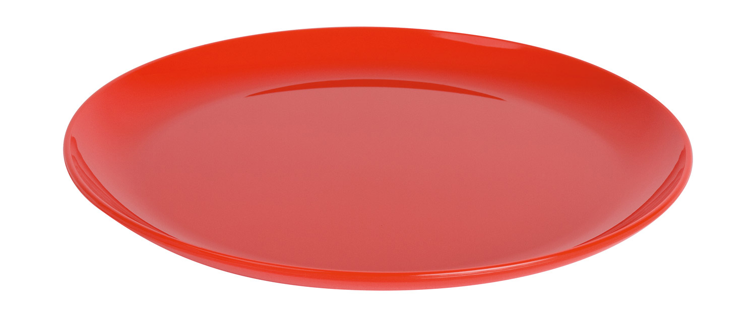 Frühstücksteller rot