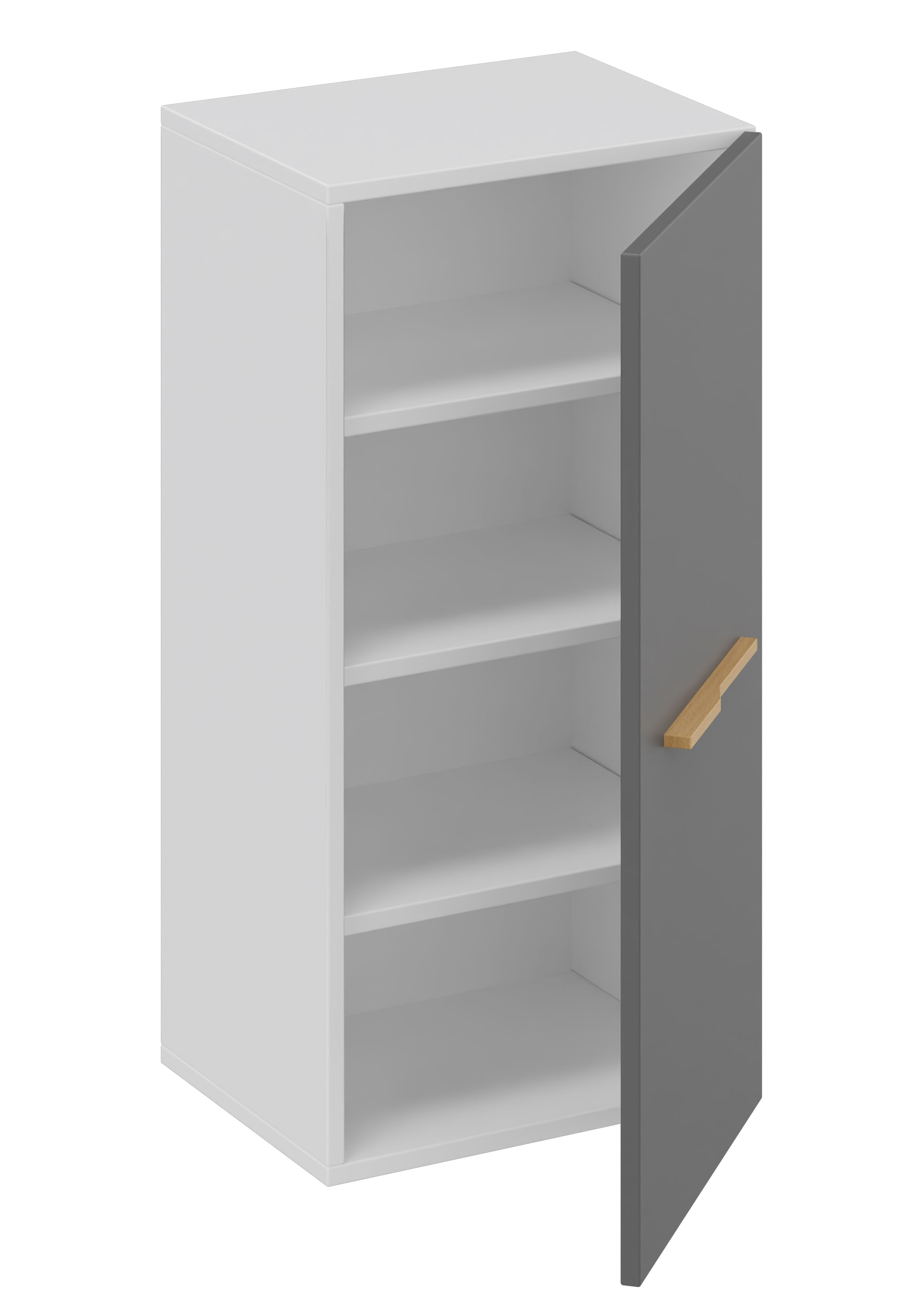 Hochschrank grau