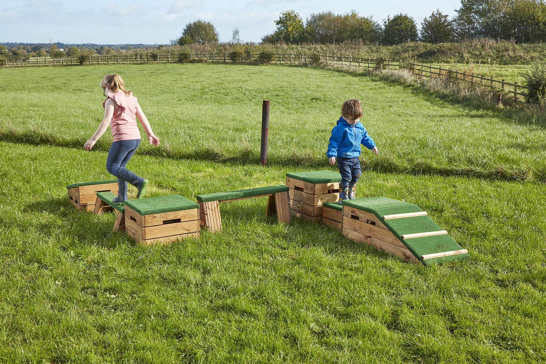 Wiesenparkour kleines Set
