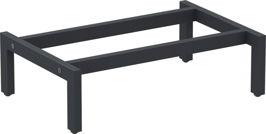 Raumtalente Metallsockel Breite 80 cm, extratief