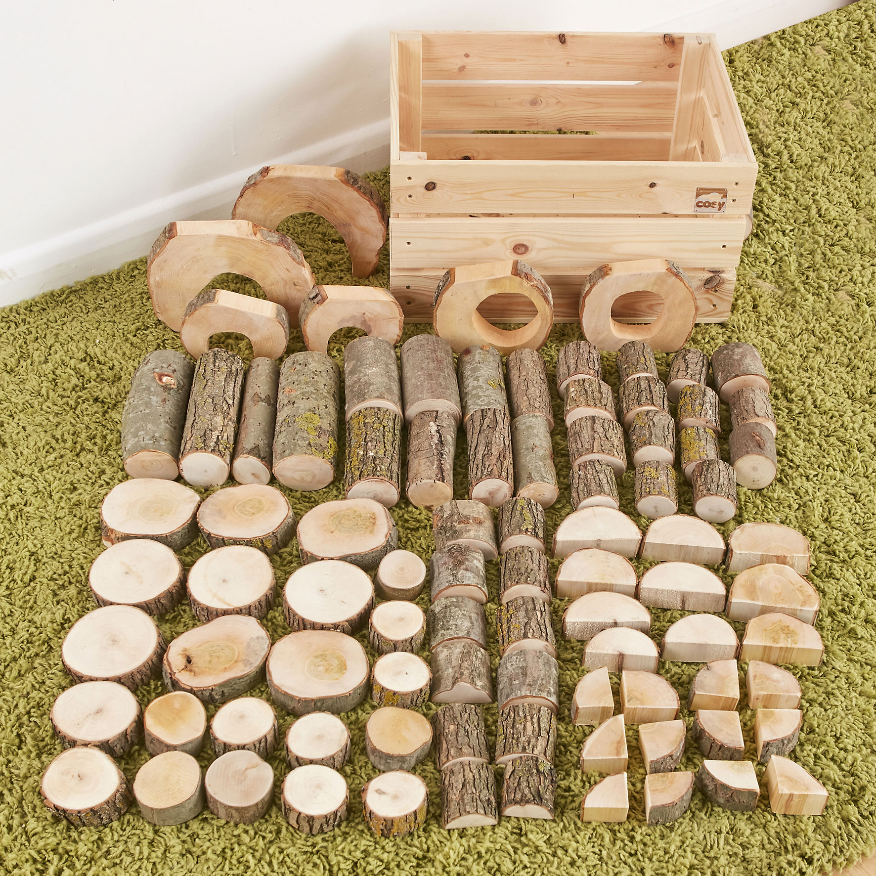 Holzbausteine Natura