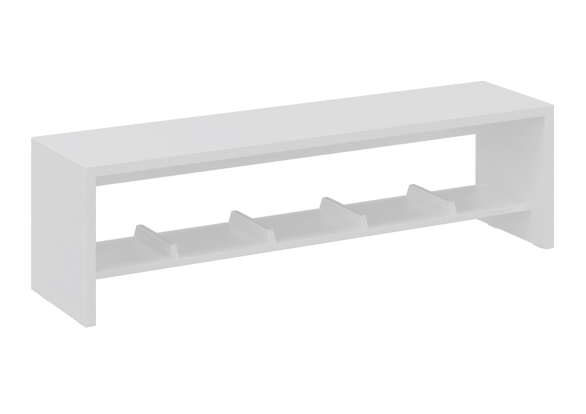 hej Garderobenbank R mit Ablage Größe 3, Breite 124,5 cm