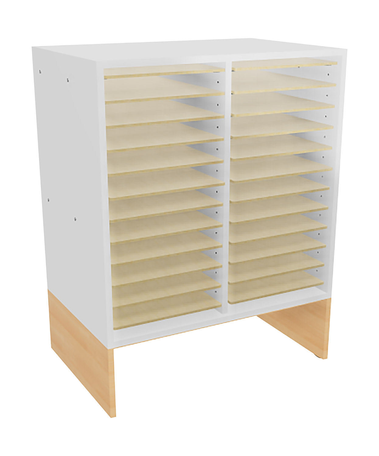 Container extratief, mit 24 Projektbrettern, Breite 80 cm Container extratief, mit 24 Projektbrettern, Breite 80 cm