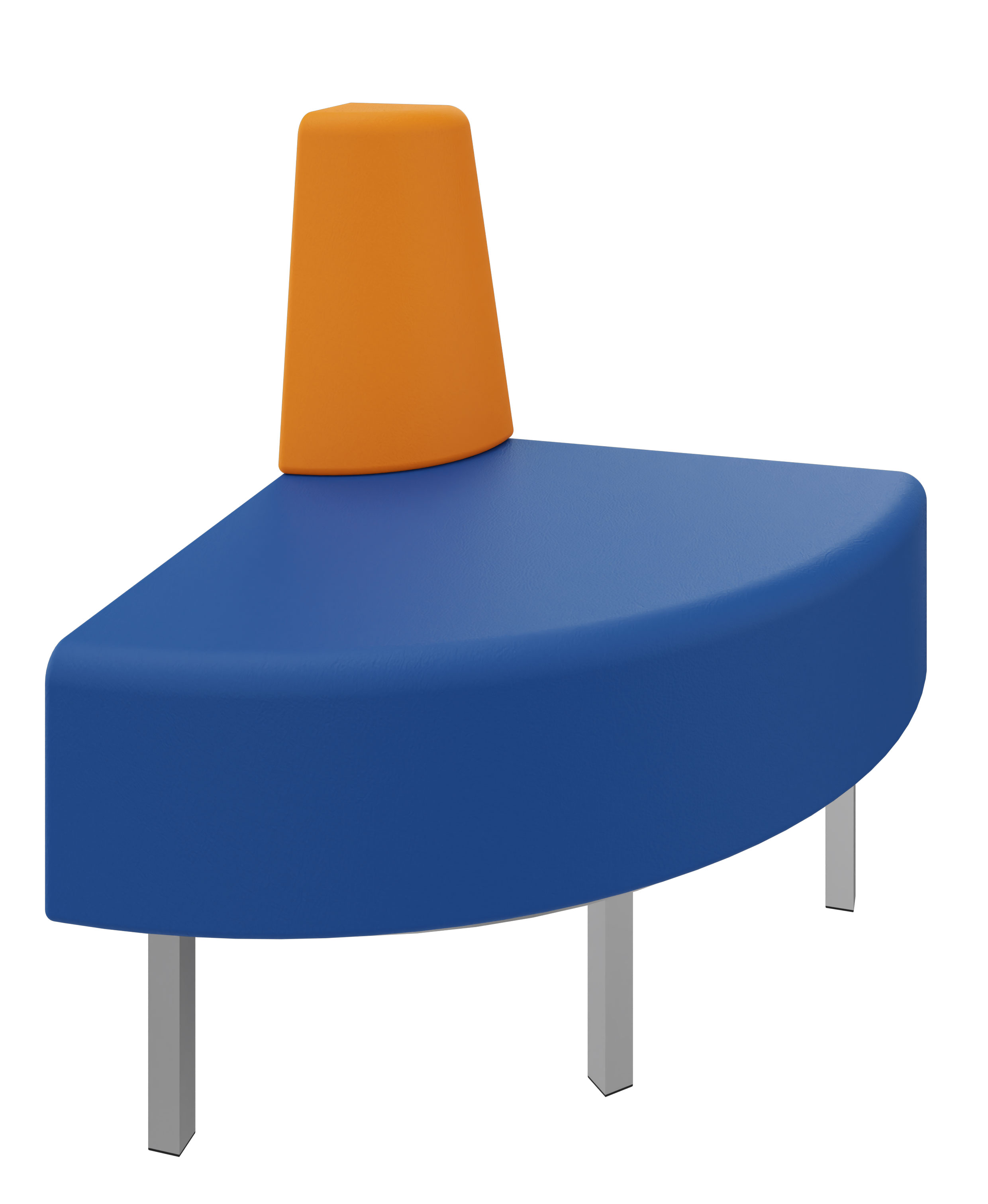 Litti Außeneckelement SOFTSKIN royalblau / orange Litti Außeneckelement SOFTSKIN royalblau / orange