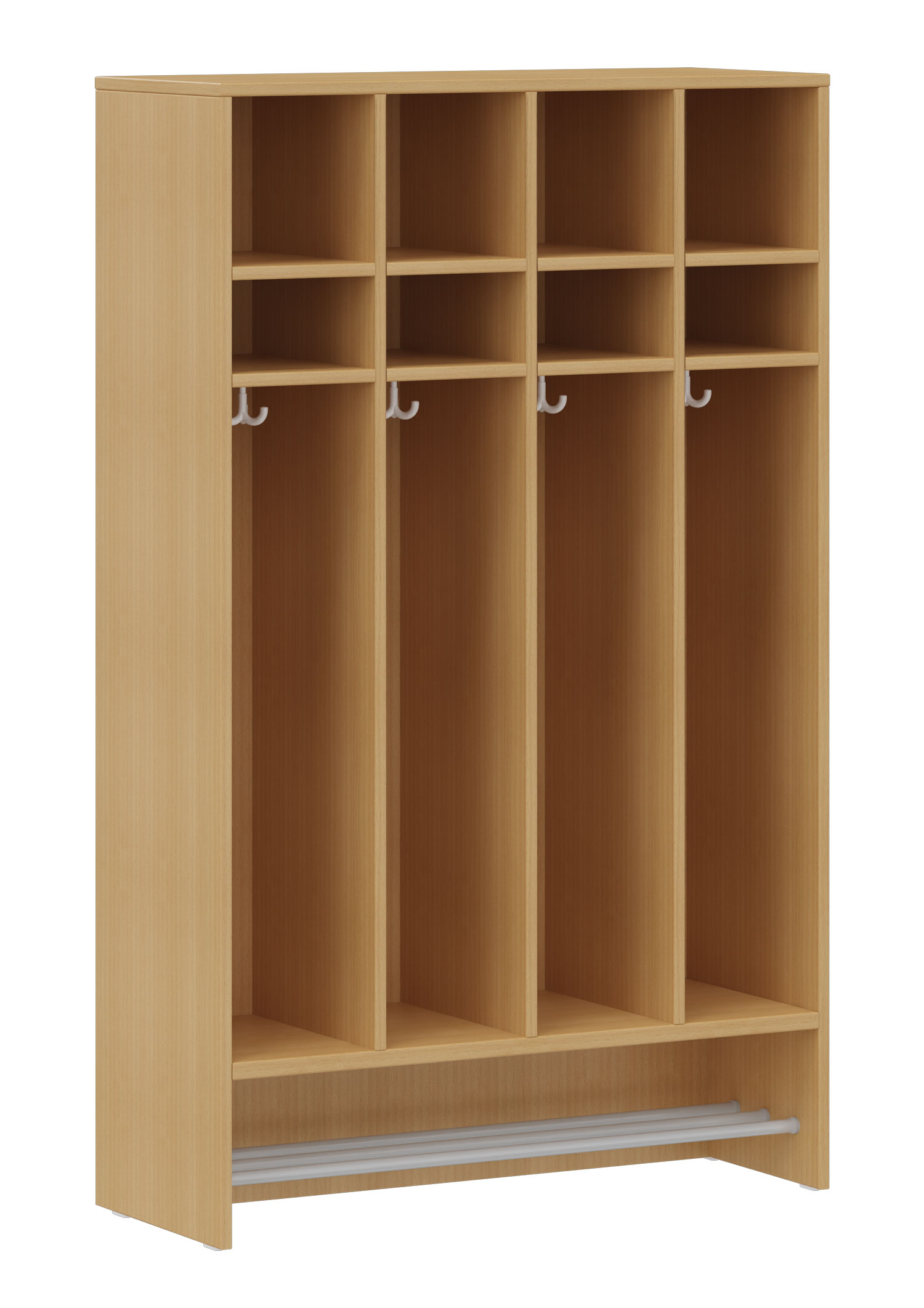 hej Schrankgarderobe D mit 22,6 cm Fachbreite Größe 3, 4 Schrankfächer