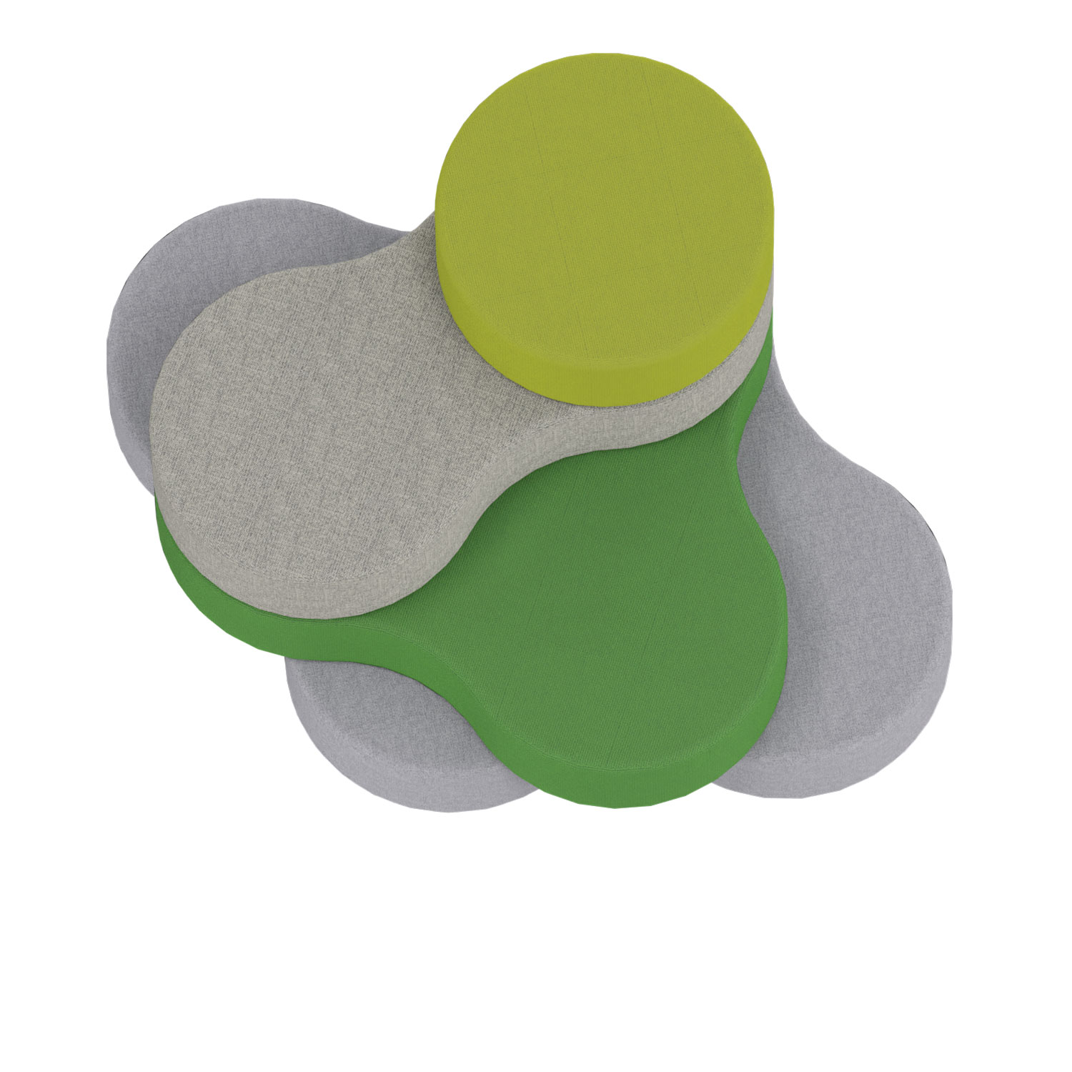 Tapa modulares Pouff N4-II