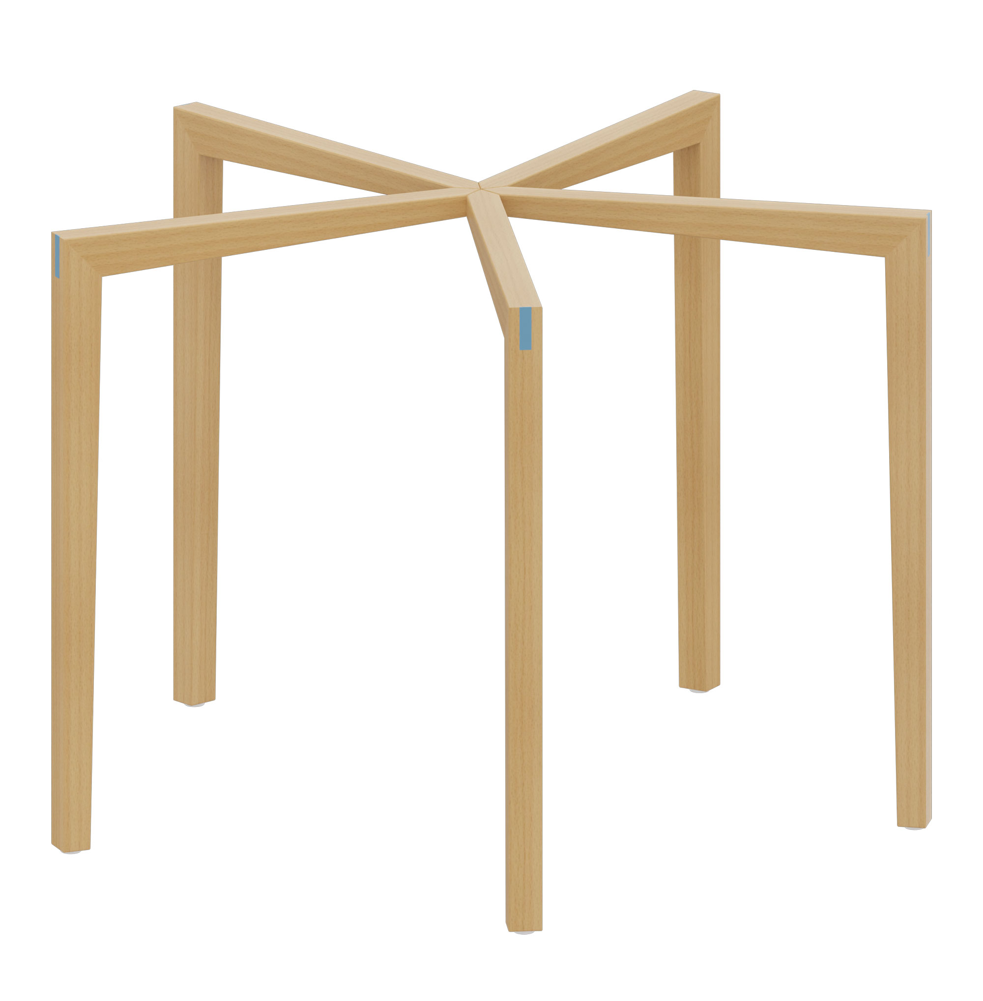Doki-Tischbeine für Tischplatte ø 110 cm Erwachsene