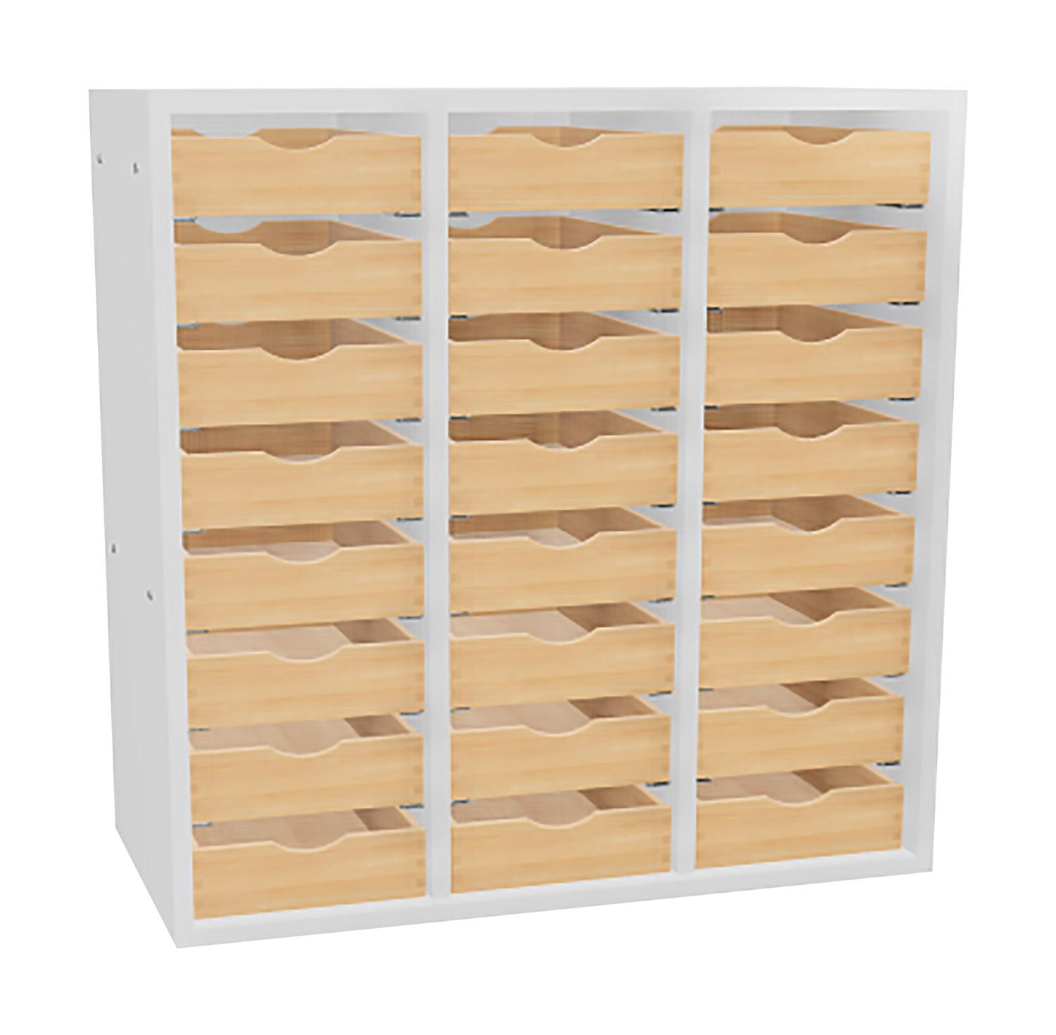 Container groß, mit 24 Eigentumskästen, Breite 80 cm Container groß, mit 24 Eigentumskästen, Breite 80 cm