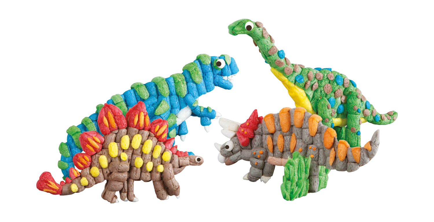 PlayMais® Card Set FUN TO PLAY DINOSAUR 