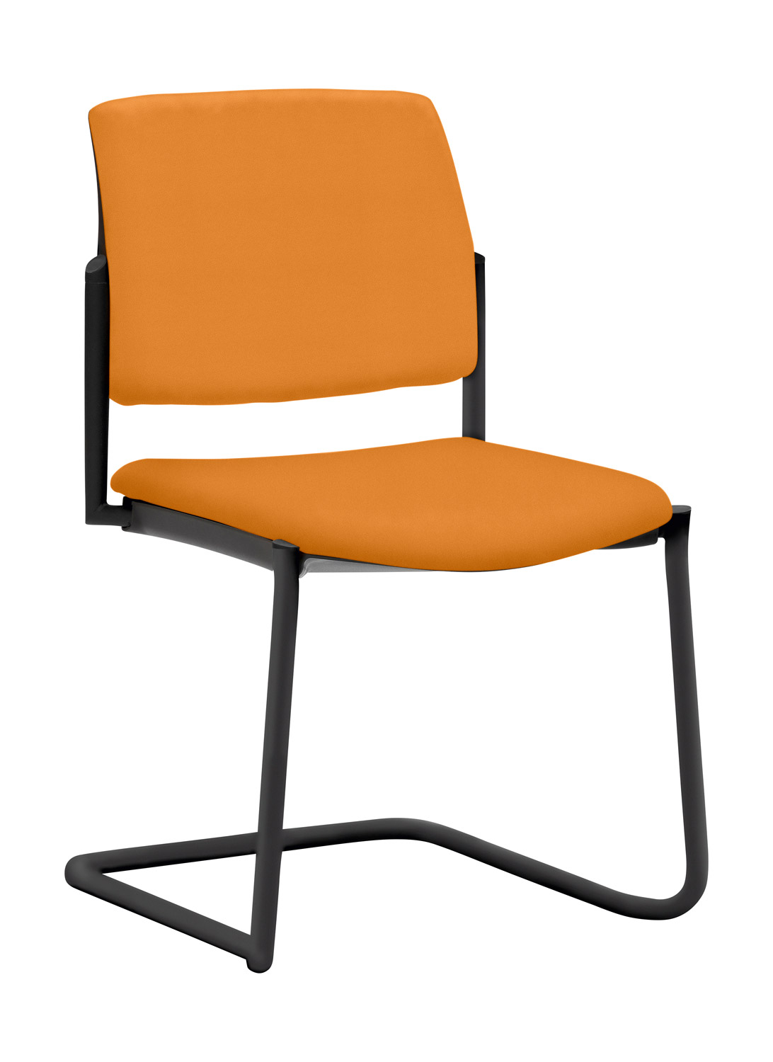 myPLANO Freischwinger Gestell schwarz, orange
