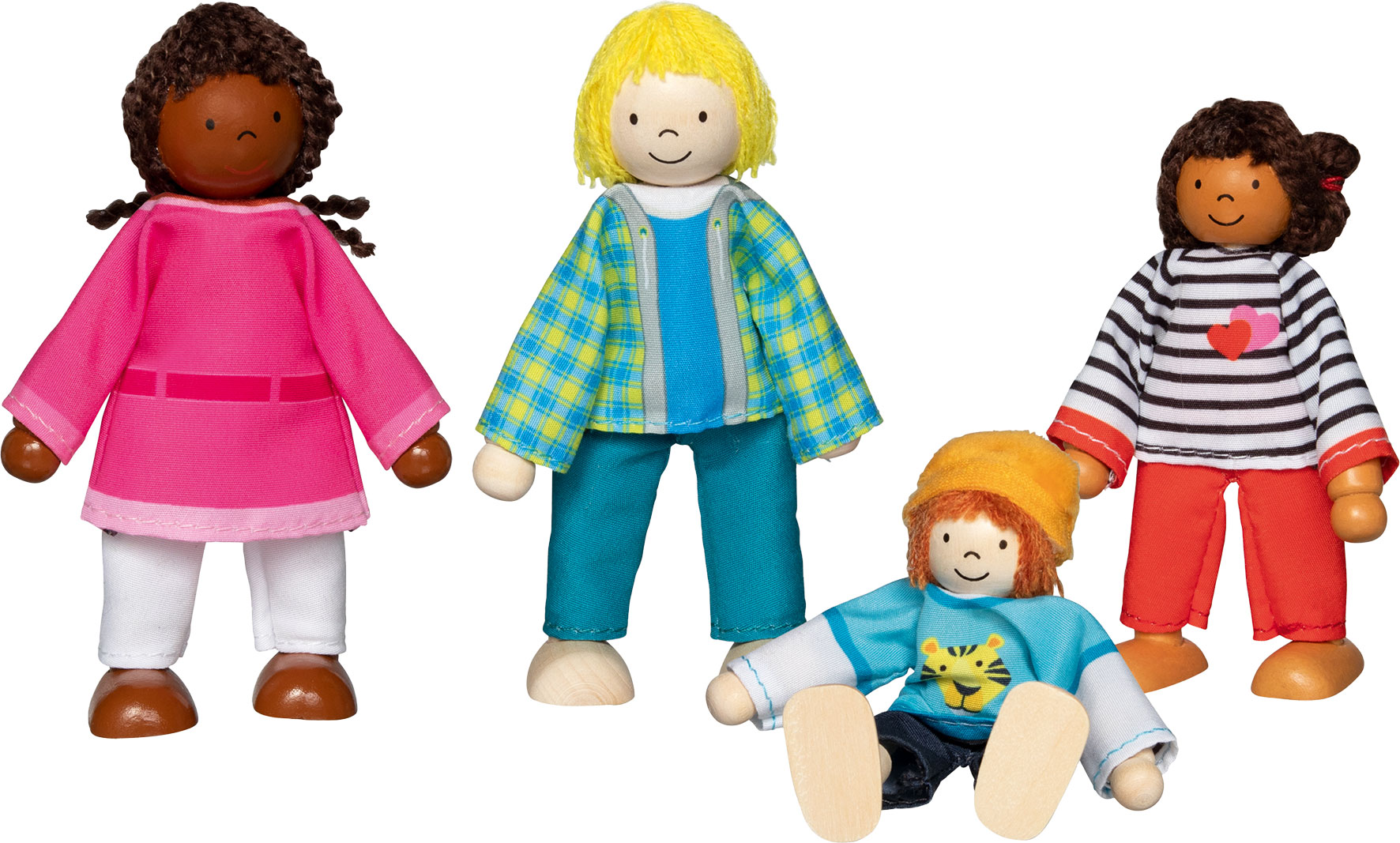 Biegepuppen Interkulturelle Familie