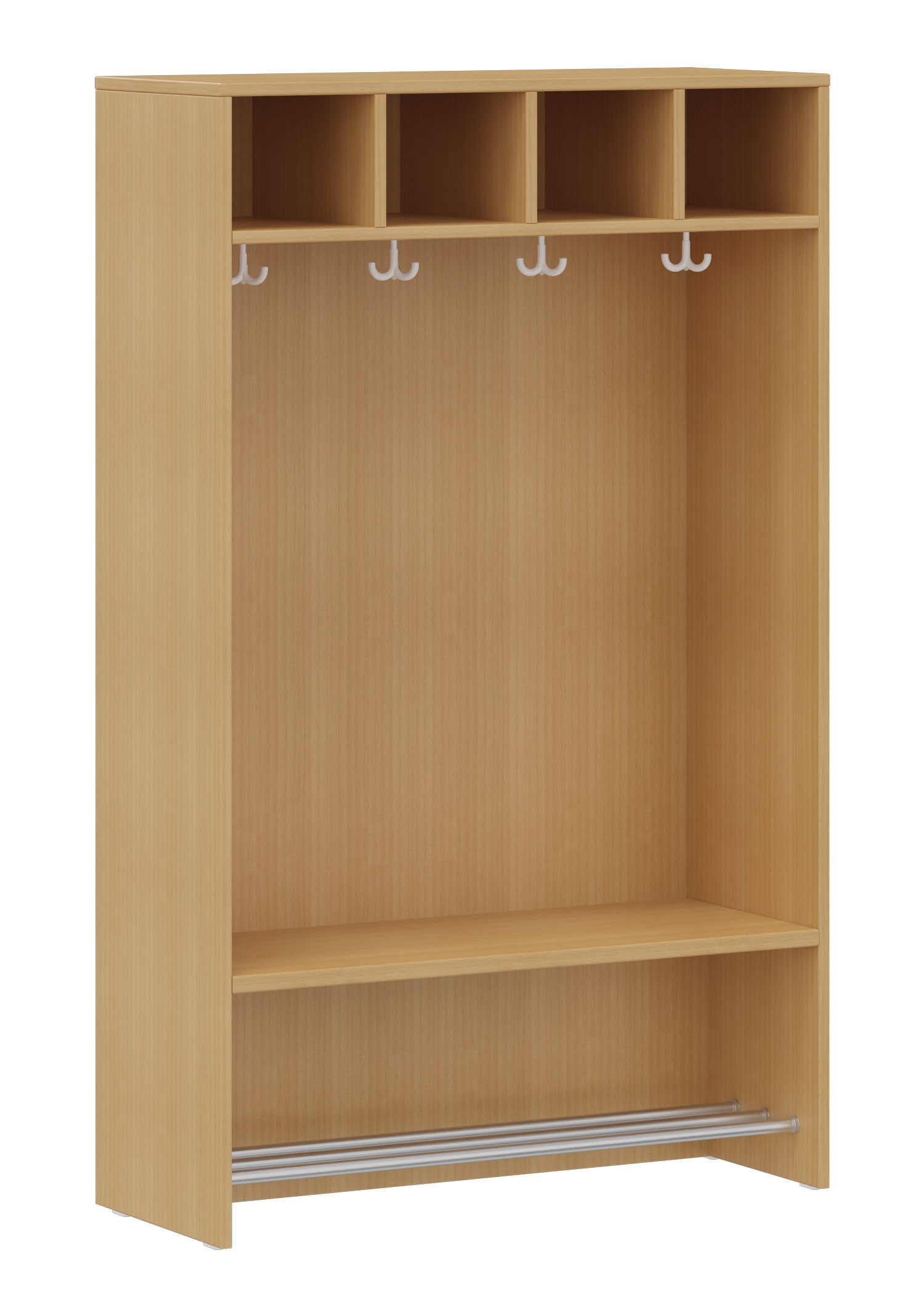 hej Regalgarderobe A mit 22,6 cm Fachbreite Größe 4, 4 Schrankfächer hej Regalgarderobe A mit 22,6 cm Fachbreite Größe 4, 4 Schrankfächer