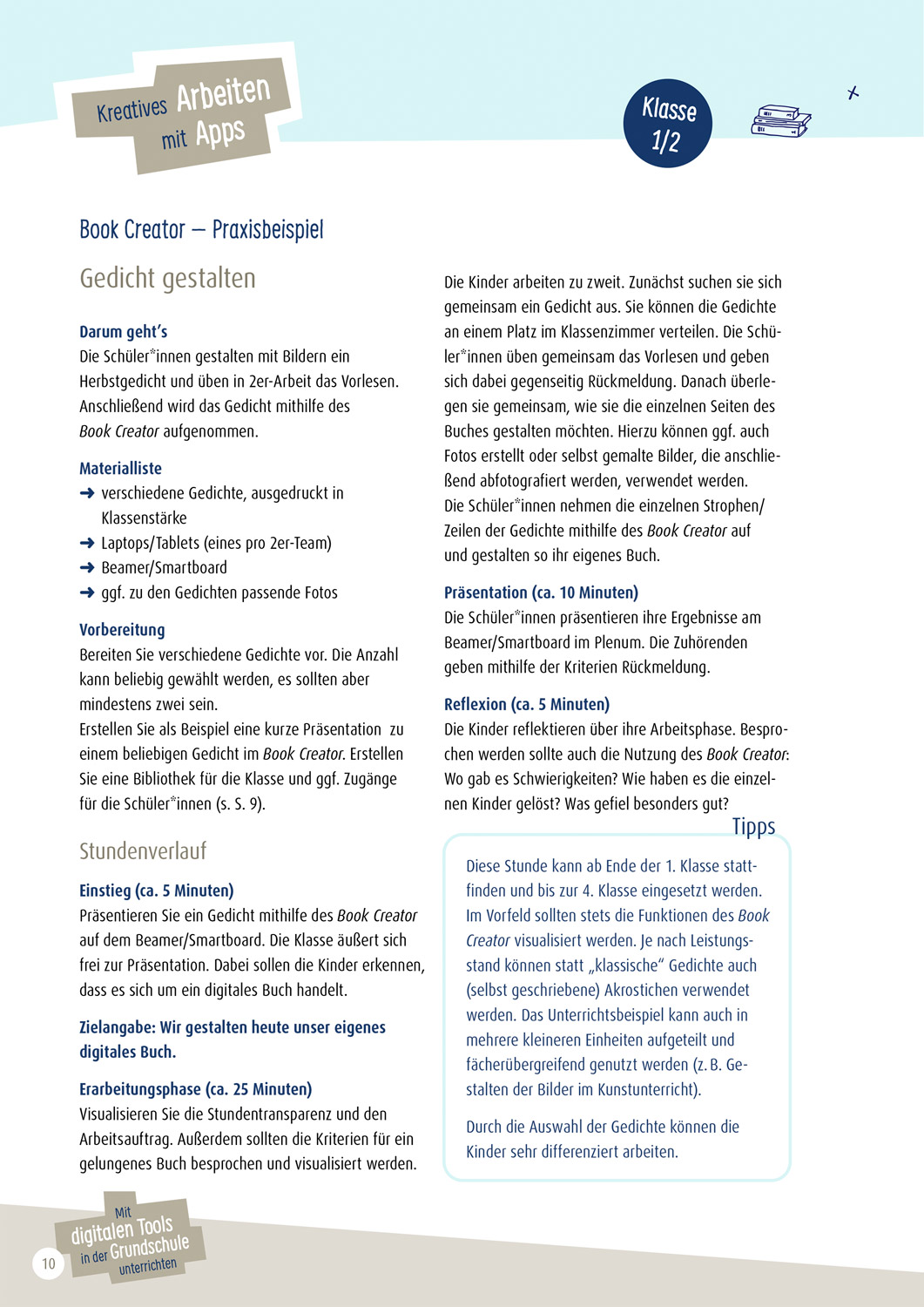 Mit digitalen Tools in der Grundschule unterrichten