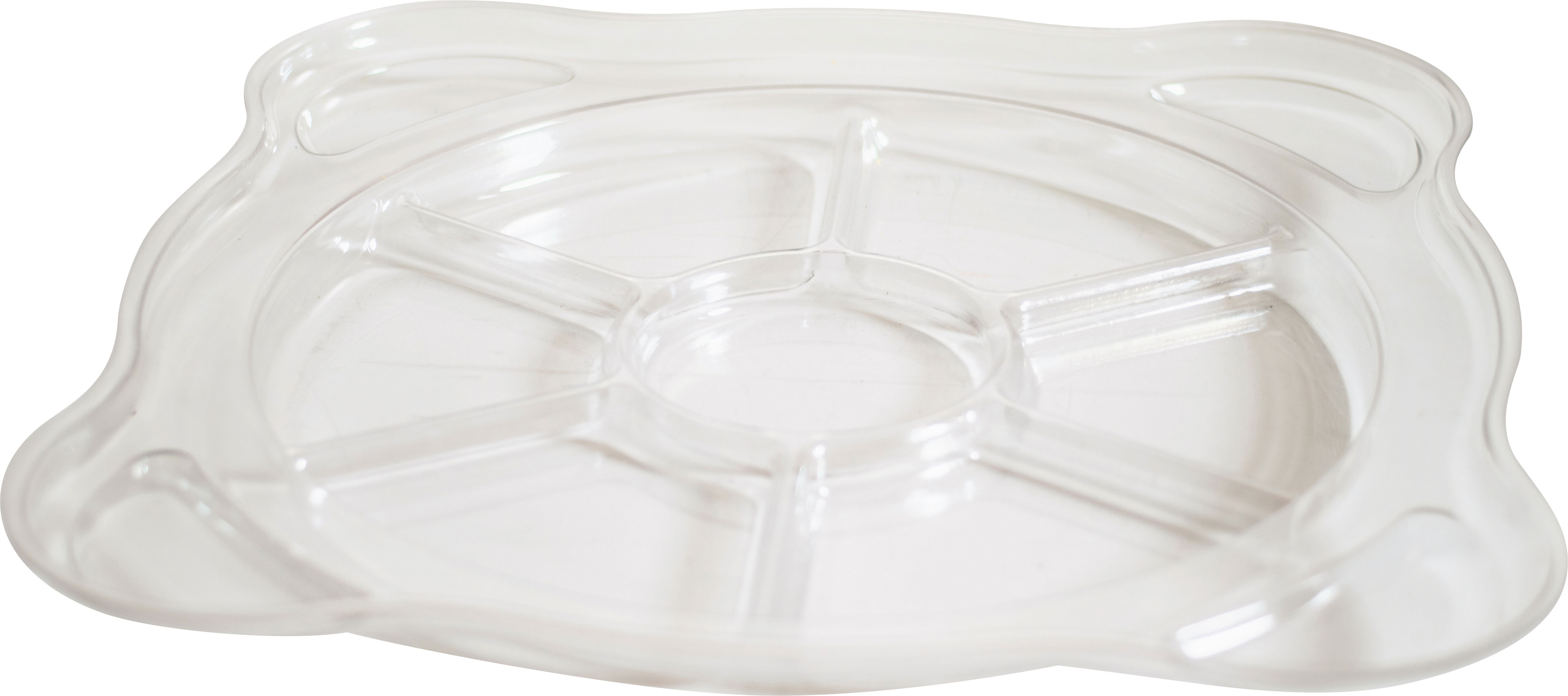 Schale 7-fach transparent für Leuchtkübel