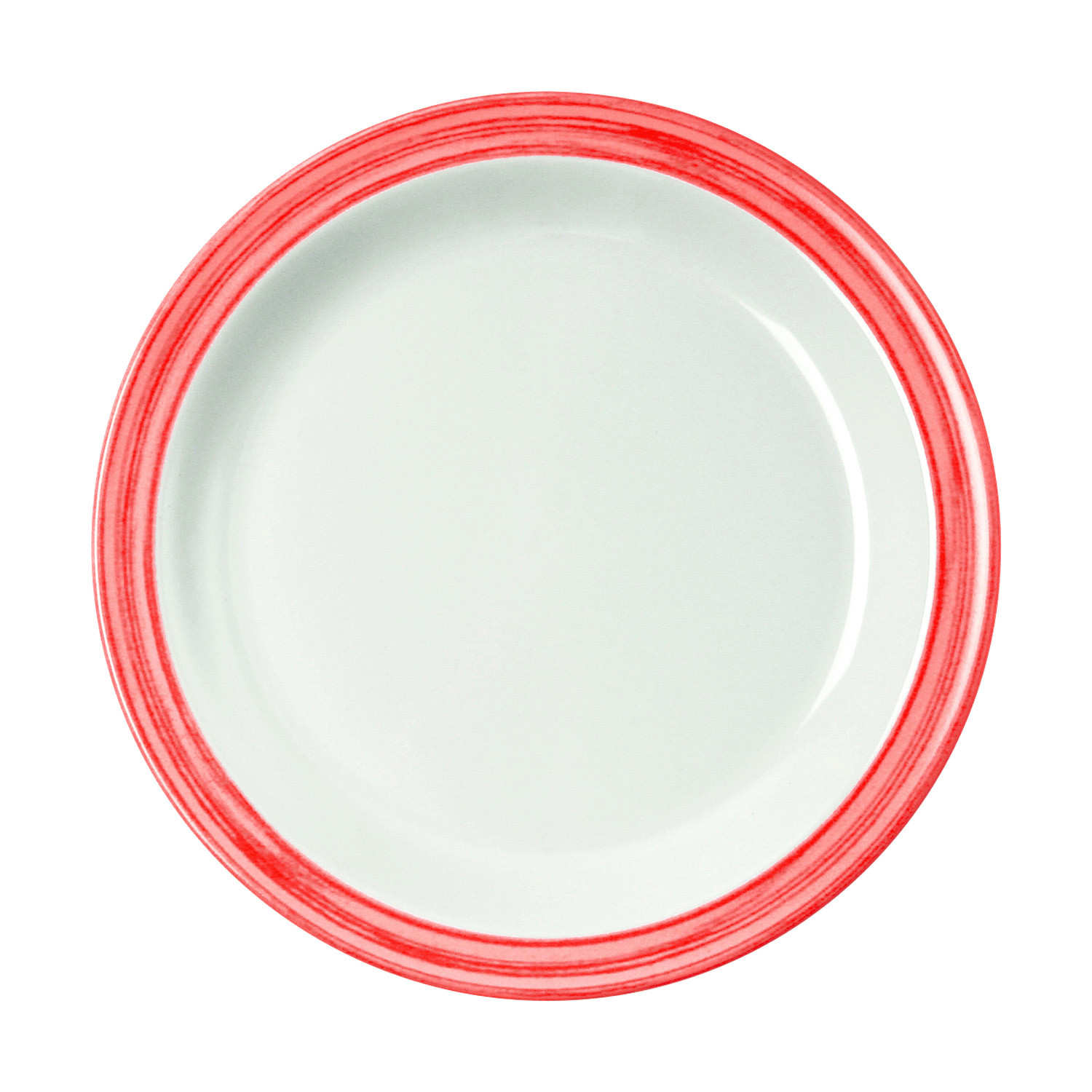 Melamin Dessertteller rot