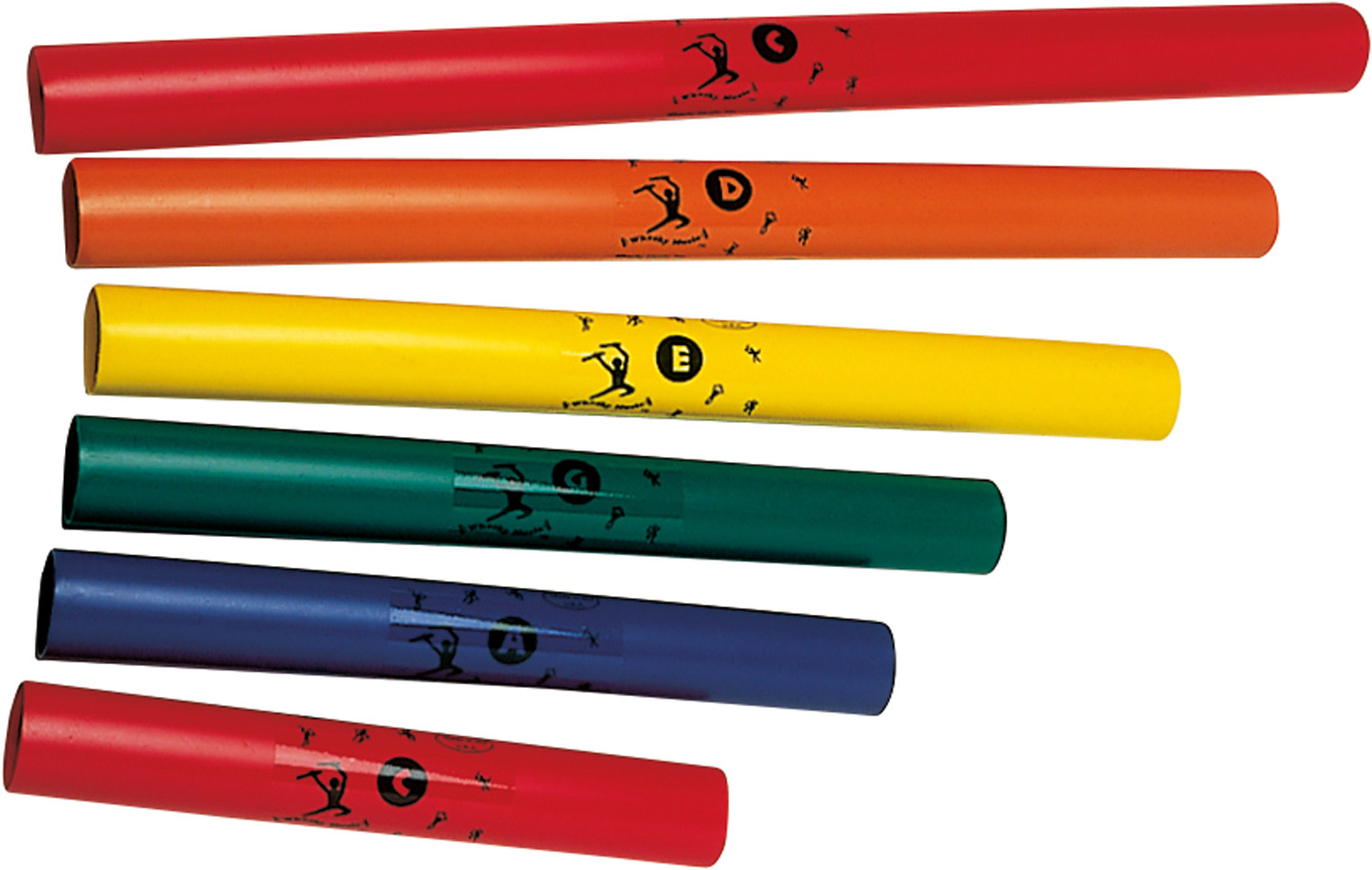 Boomwhackers® Boomwhackers® pentatonisch, 6 Stück