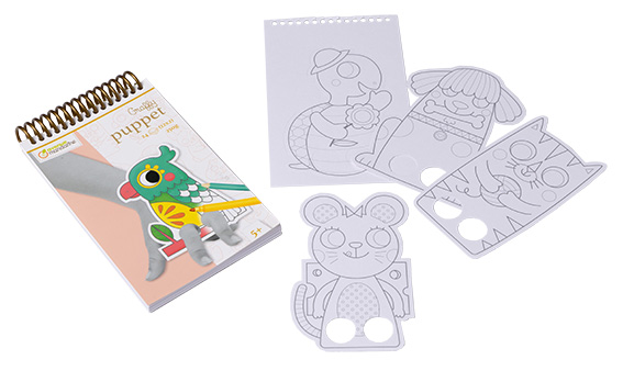 Papier-Fingerpuppen Tiere