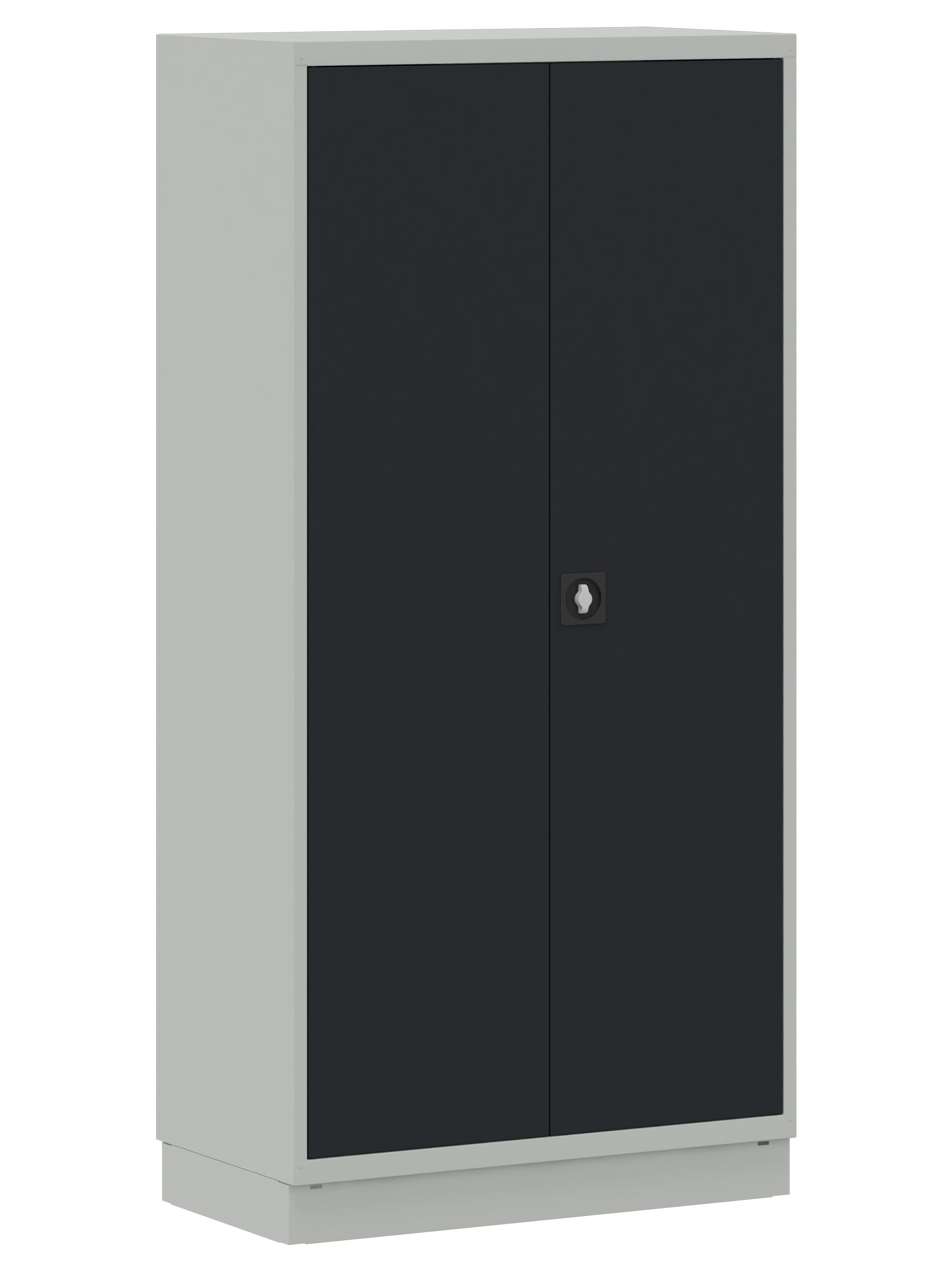 Materialschrank, 2-türig anthrazit/grau