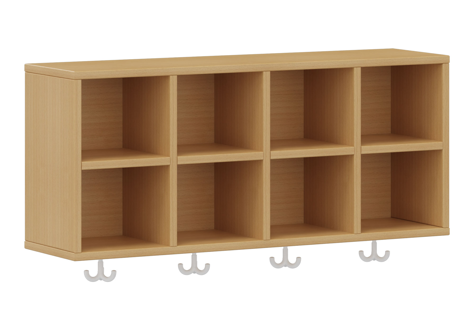 hej Hängegarderobe M mit 23 cm Fachbreite, 4 Doppelfächer 