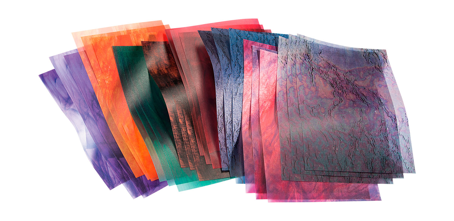 Transparentpapier marmoriert Transparentpapier marmoriert