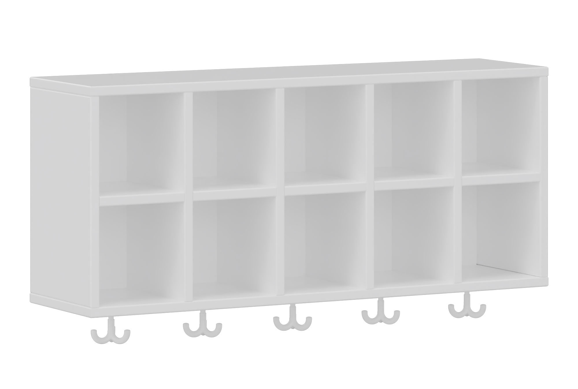 hej Hängegarderobe M mit 18,1 cm Fachbreite, 5 Doppelfächer