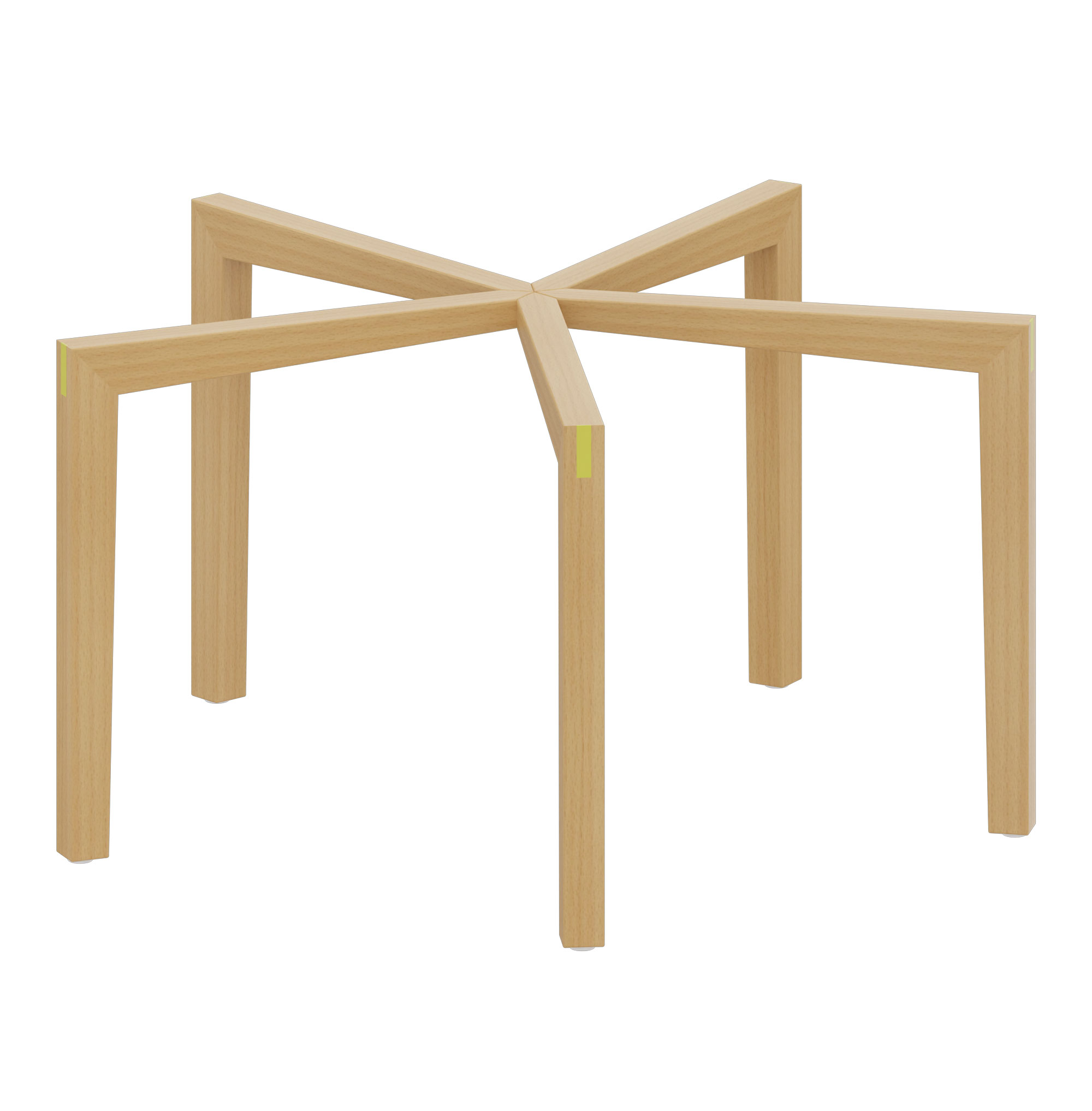 Doki-Tischbeine für Tischplatte ø 100 cm Kindergarten