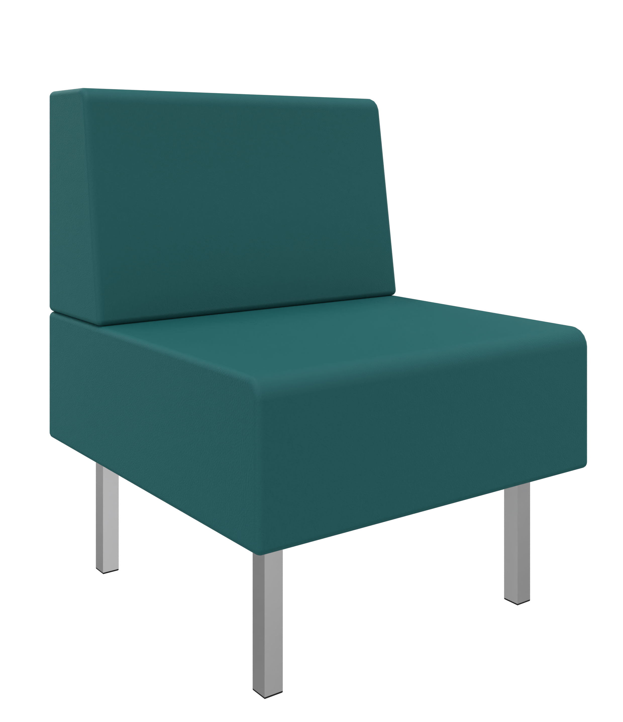 Litti Sessel SOFTSKIN petrol / petrol