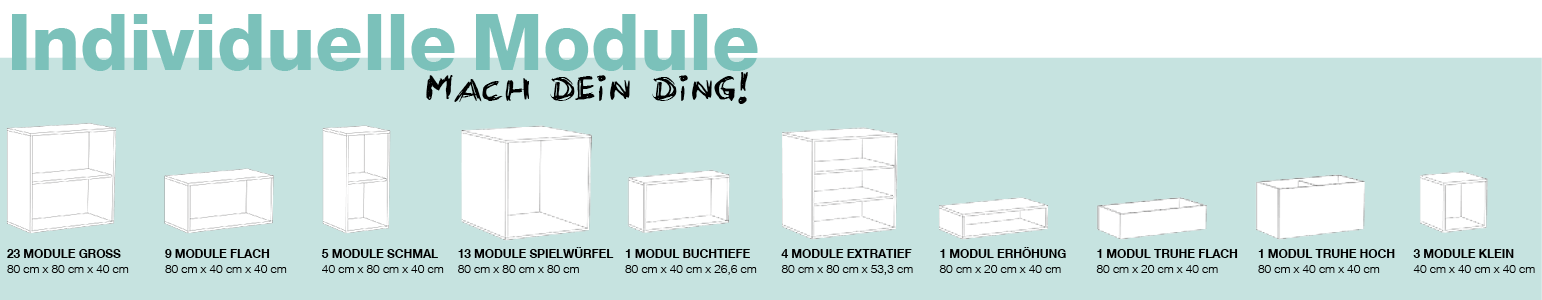 RaumTalente Individuelle Module