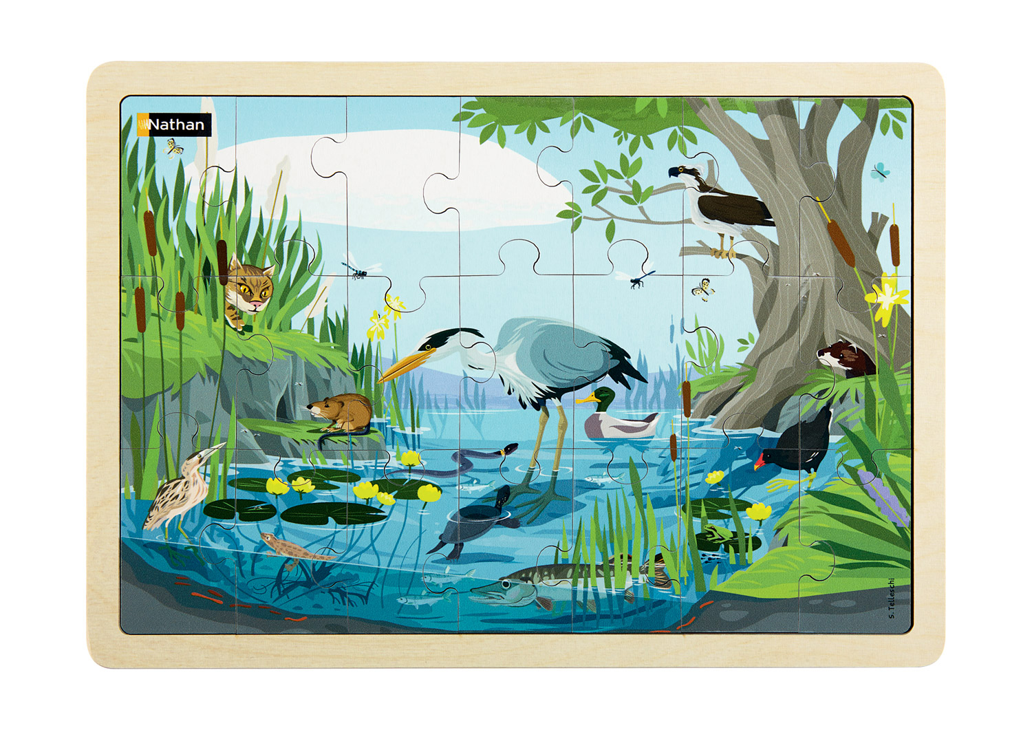 Puzzle Set Die Welt und Ihre Lebewesen