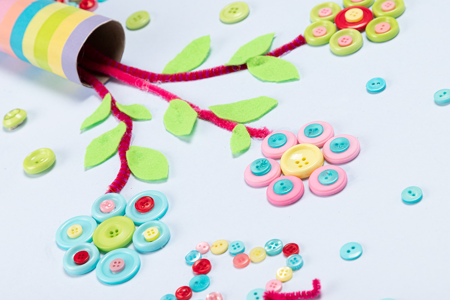 Bunte Knöpfe Bunte Knöpfe