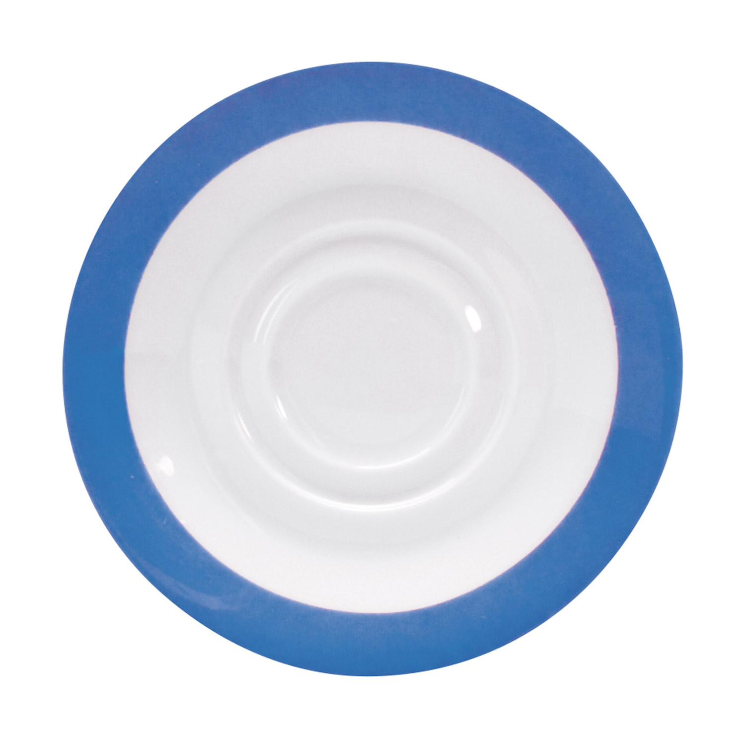 Untertasse blau