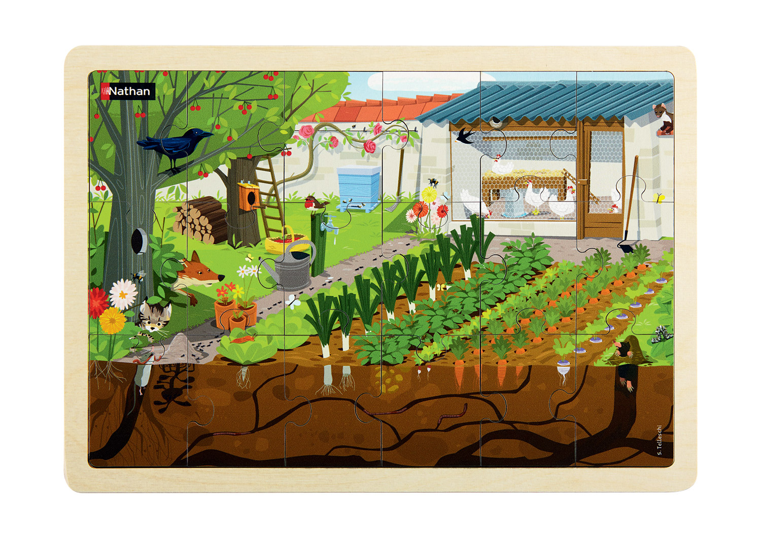 Puzzle Set Die Welt und Ihre Lebewesen