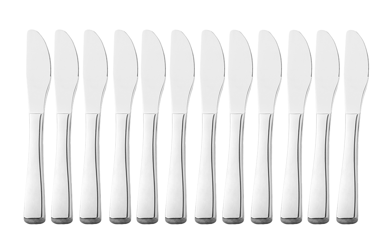 Erwachsenenbesteck Menümesser 12er Set