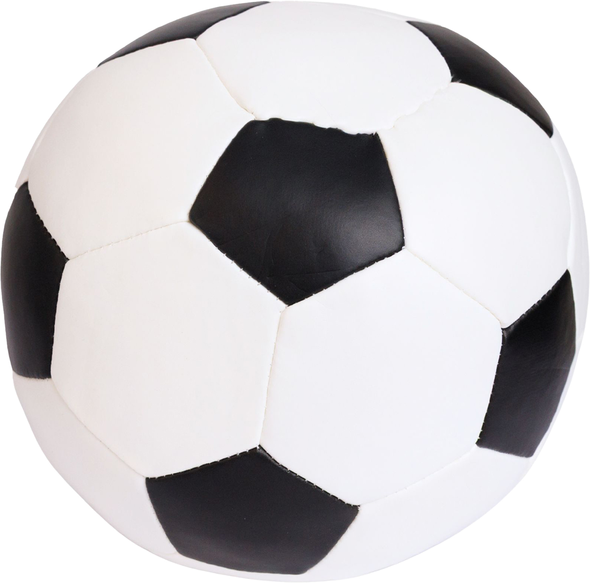 Softball Ø 18 cm, schwarz/weiß