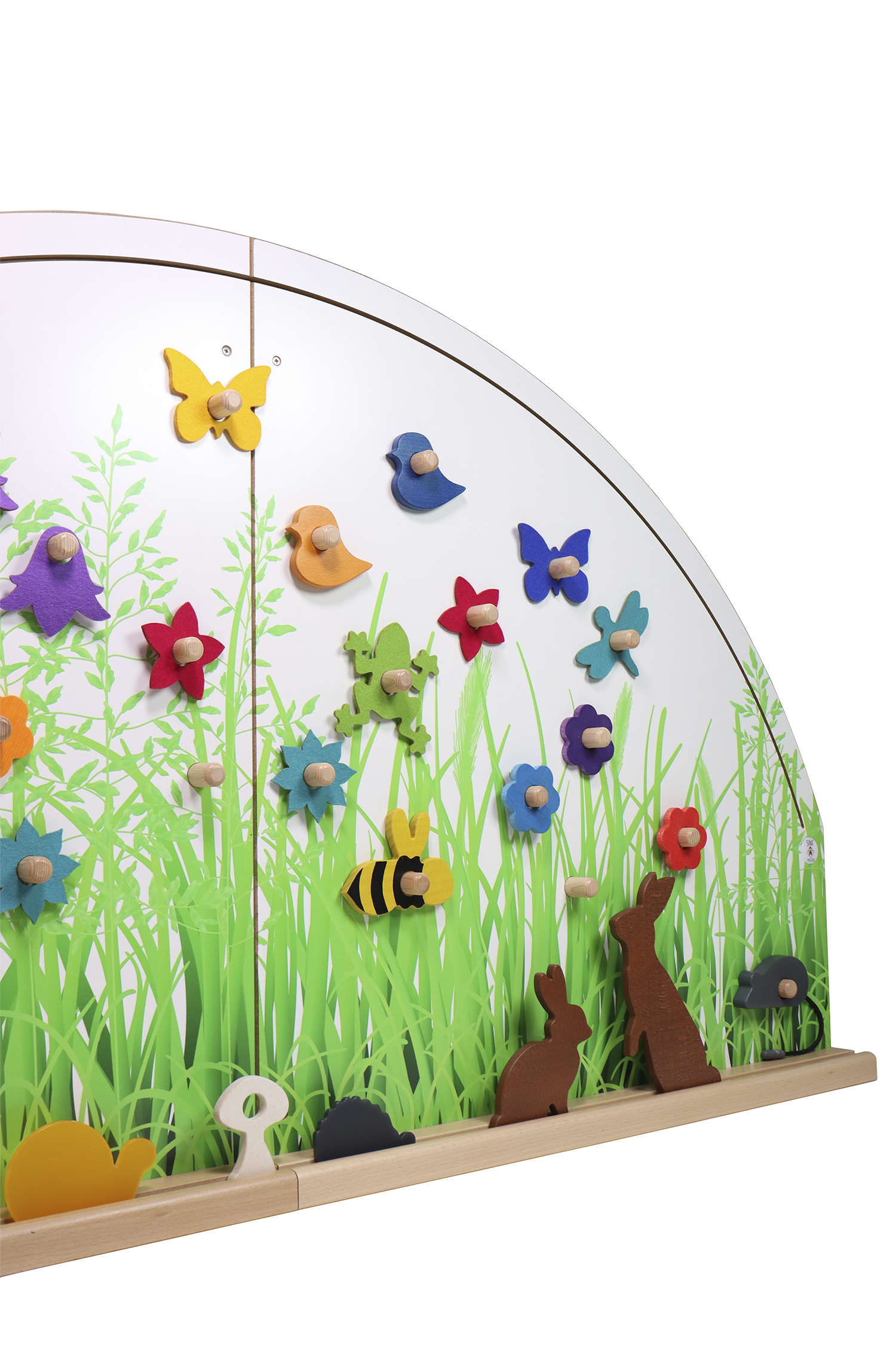 Wandspiel Krabbelwiese