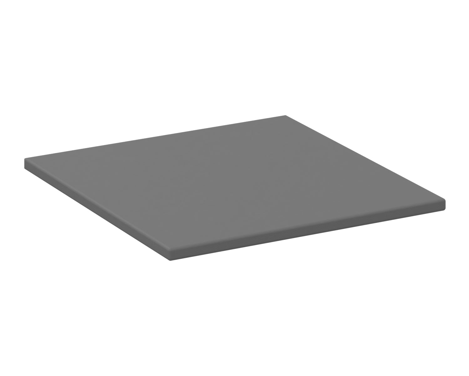 Boden- und Klappmatten Bodenmatte Quadrat grau