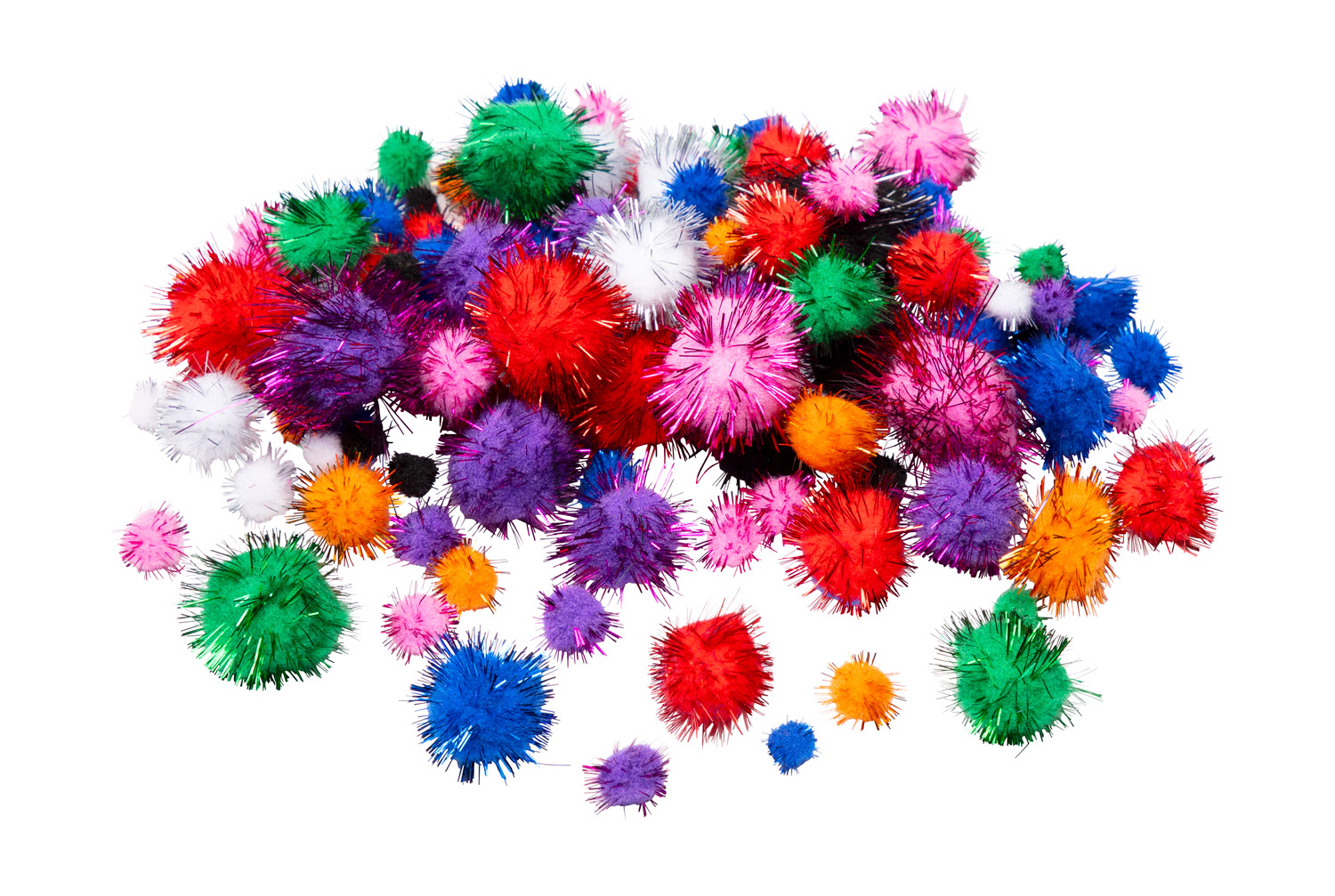 Pompons Glitter Pompons Glitter