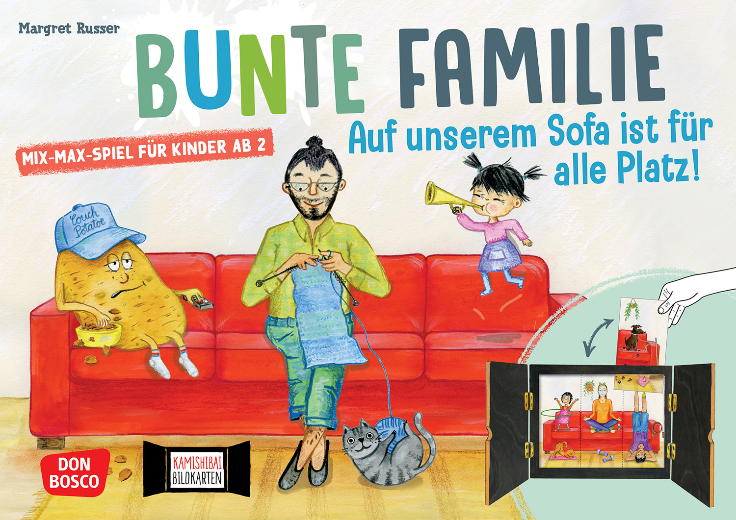 Kamishibai Bildkarten: Bunte Familie