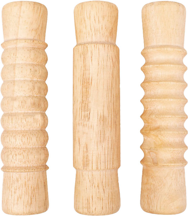 Knetrollenstempel Holz