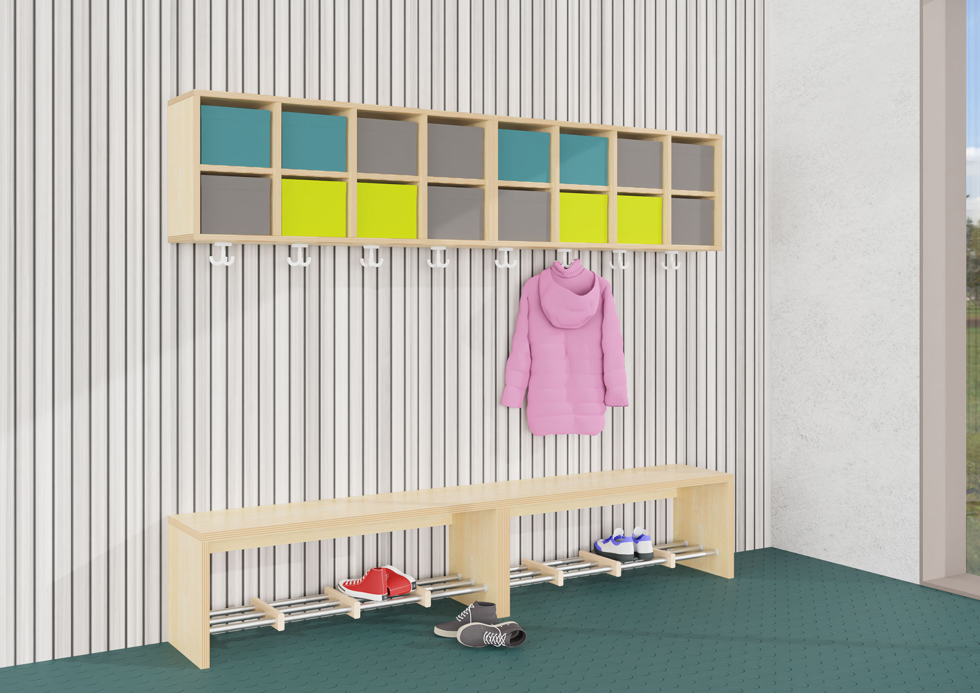 hej Garderoben Schuhtrenner