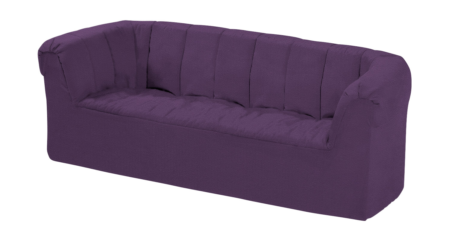 Dreisitzer Sofa Softskin lila