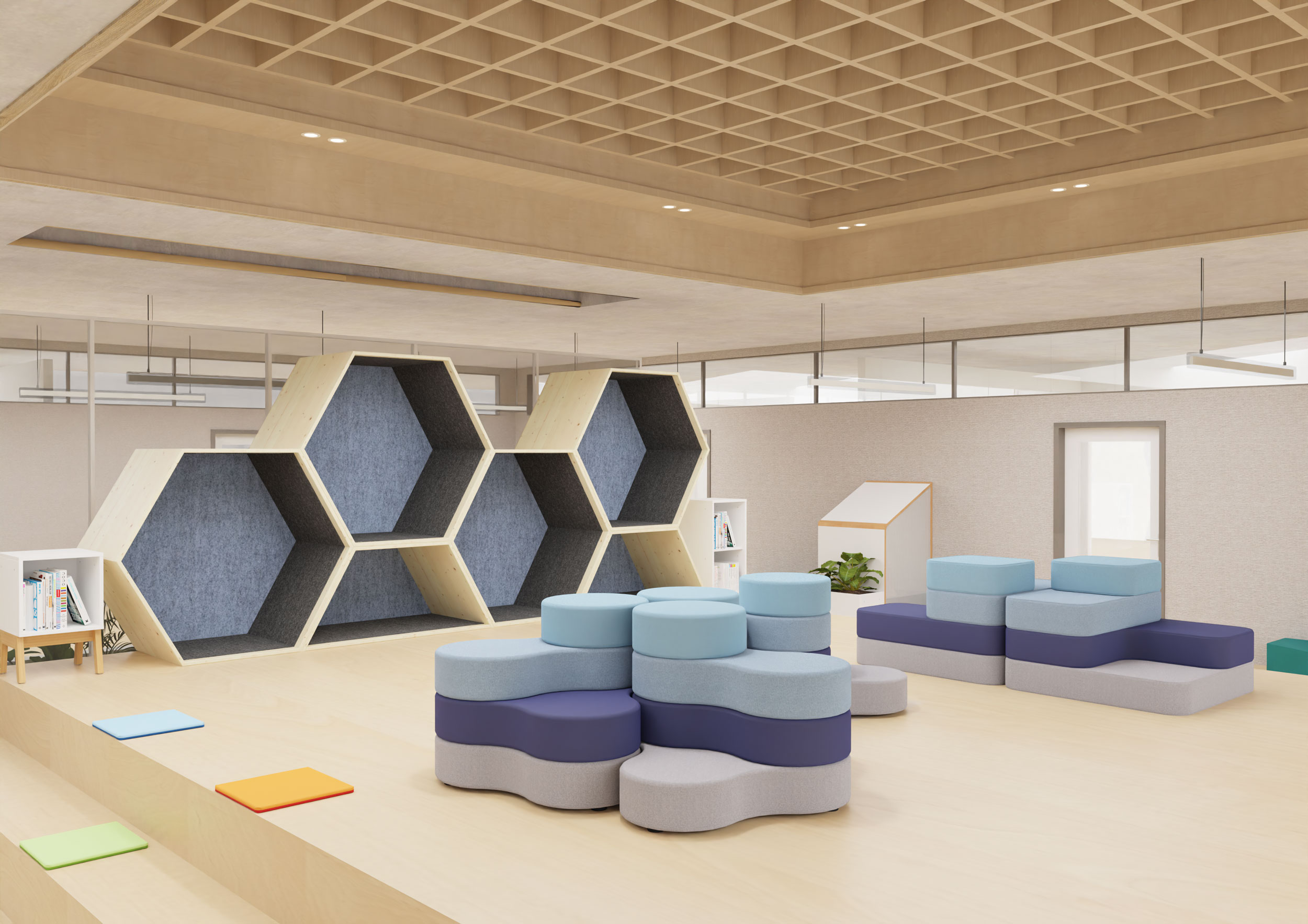 Tapa modulares Pouff N4-II