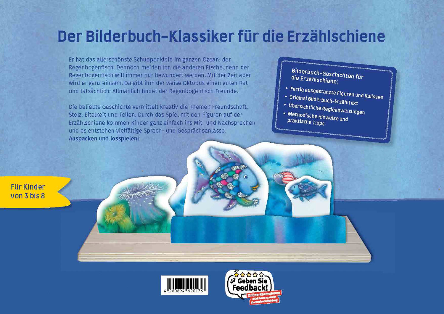 Erzählschiene Spielfiguren: Der Regenbogenfisch