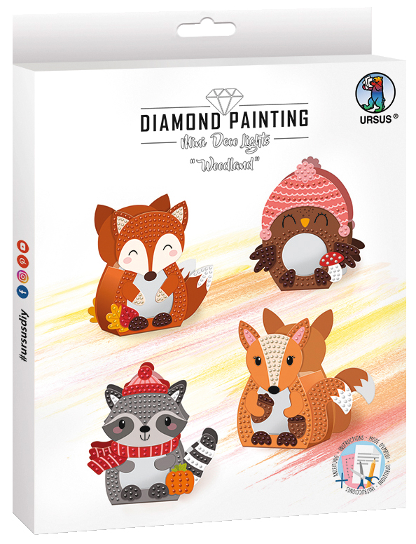 Diamond Painting Mini Waldtiere
